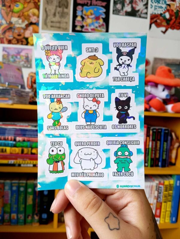 Cartela Sanrio Xingo